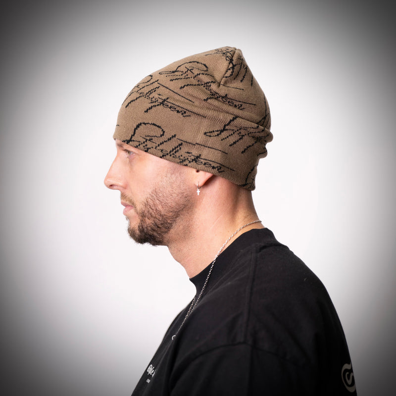 Autograph Beanie - Hessian