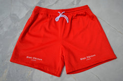 logo mesh shorts