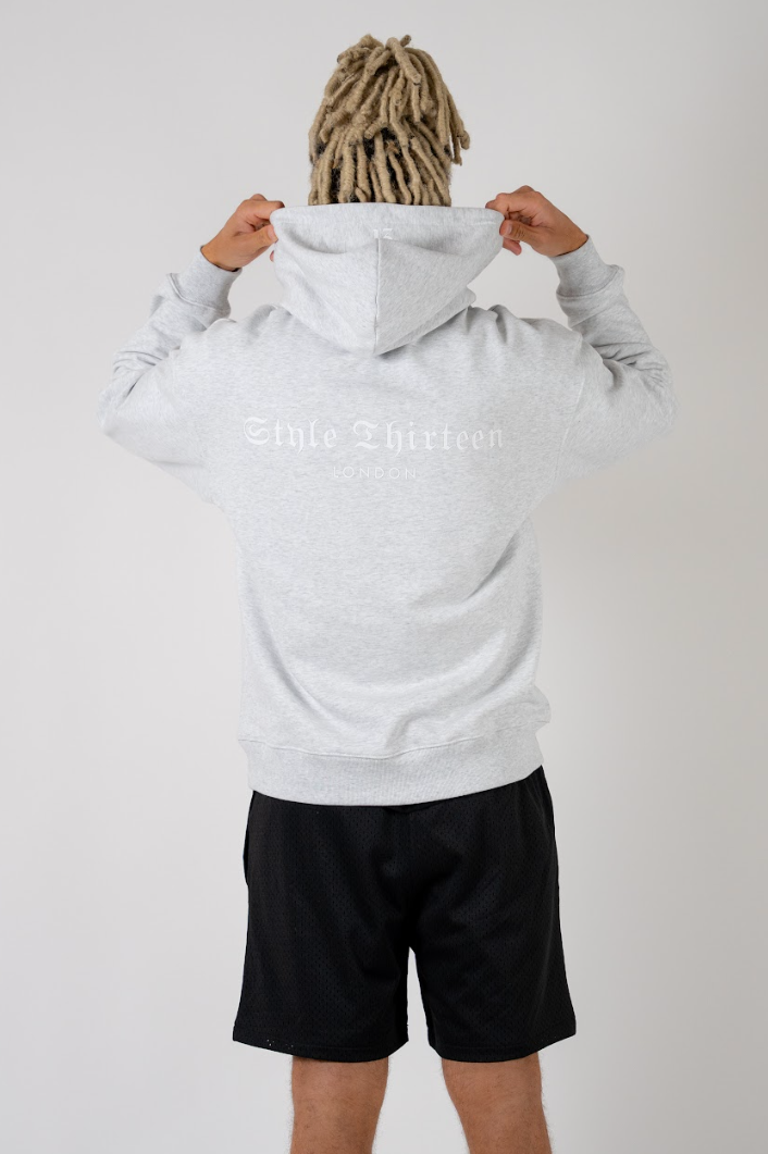 grey hoodie mens