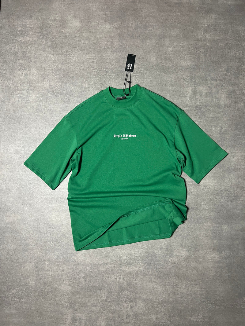 Signature logo T-shirt - Emerald green